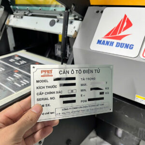 Xưởng sản xuất tem nhãn Mạnh Dũng